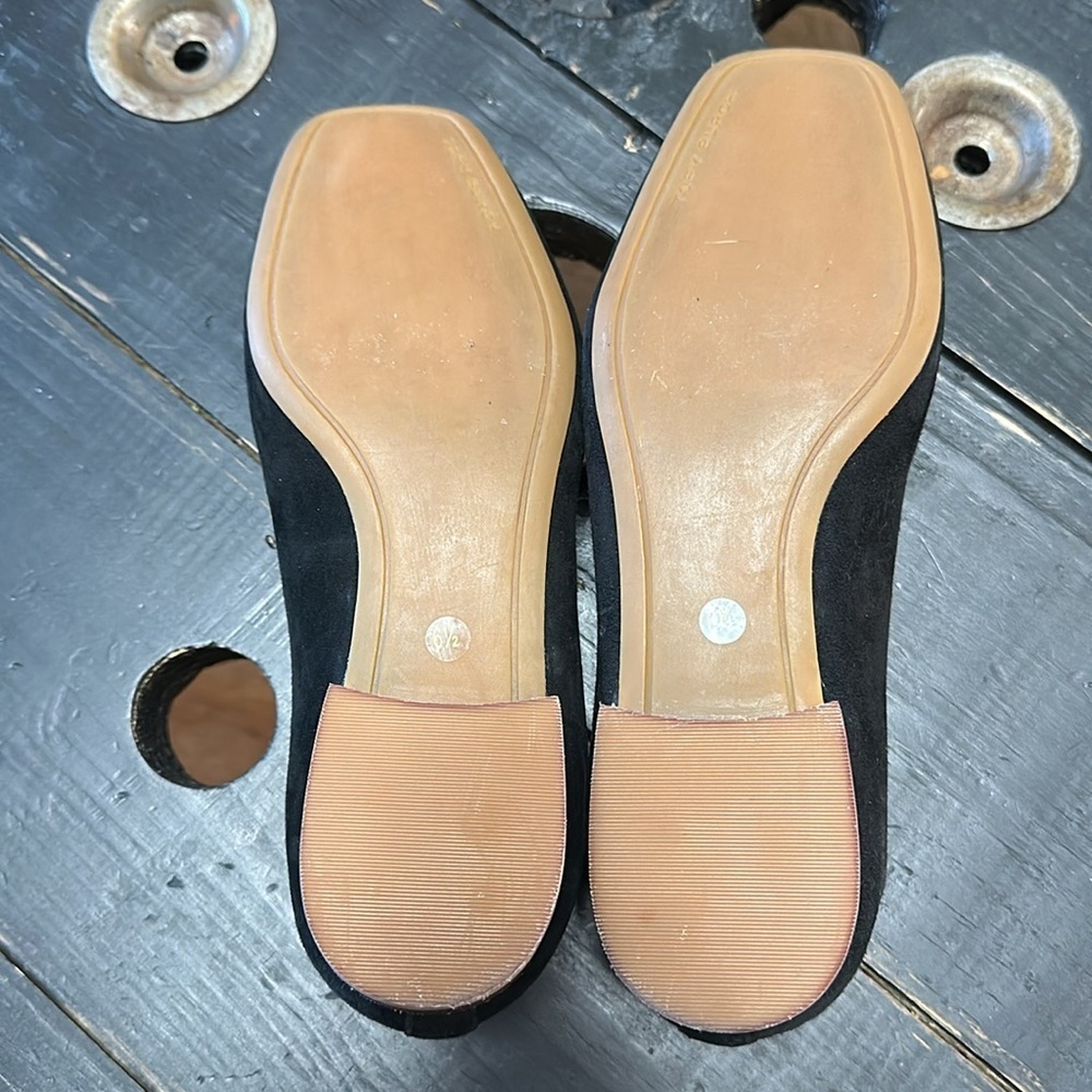 Tory Burch Leigh 15MM Perfect Black Elastic Loafer - Silk Suede - Picture 11 of 16